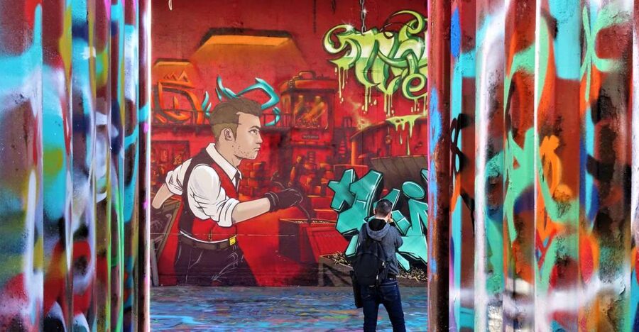 Paris: Street Art Open-Air Museum Bike Tour - The Station F break