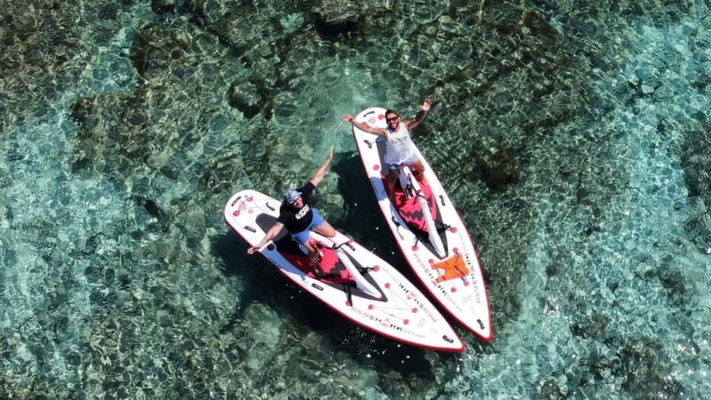 Porto Torres: rent a water bike - What this Porto Torres water-bike ride is really like