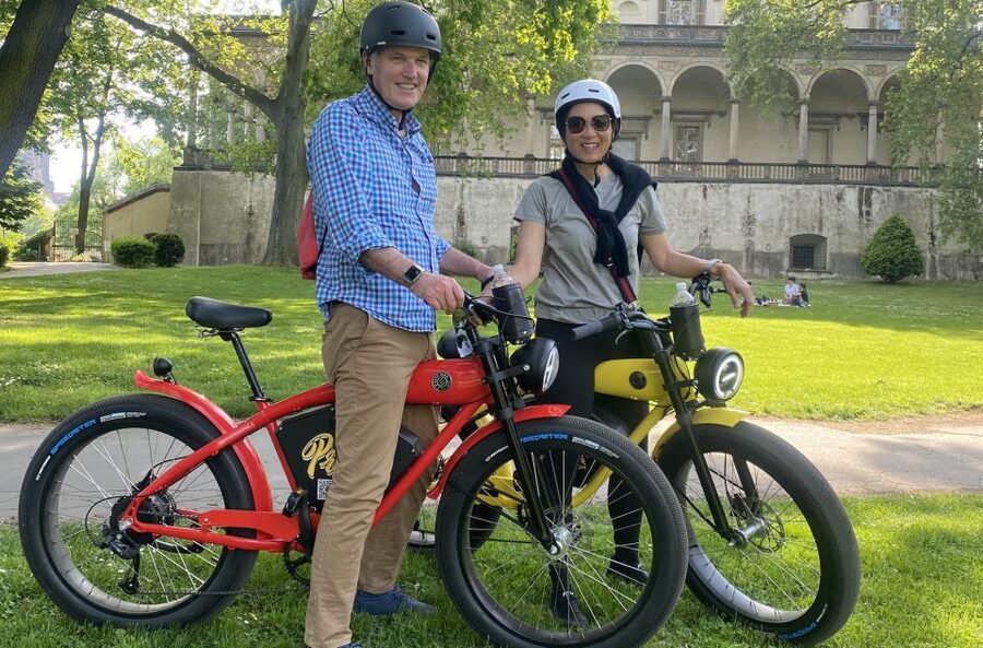 Prague: 10 Must-See Landmarks & Viewpoints on E-Bike Tour - Letná Park and Prague’s strongest city view