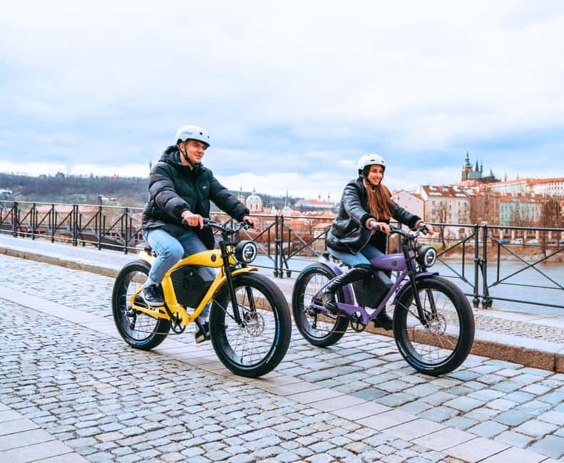 Prague: 10 Must-See Landmarks & Viewpoints on E-Bike Tour - The John Lennon Wall and the ride home