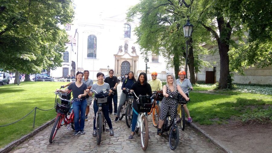 Prague: 7 Best Viewpoints of Prague E-Bike Tour - Petřín Hill delivers the first big view