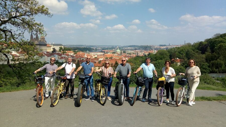 Prague: 7 Best Viewpoints of Prague E-Bike Tour - Letná Park pairs open space with city views