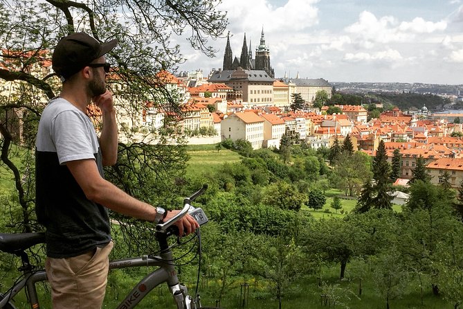 Prague Bike Tour - Stunning Viewpoints, Castle, City & Park - The National Theater and Wenceslas Square