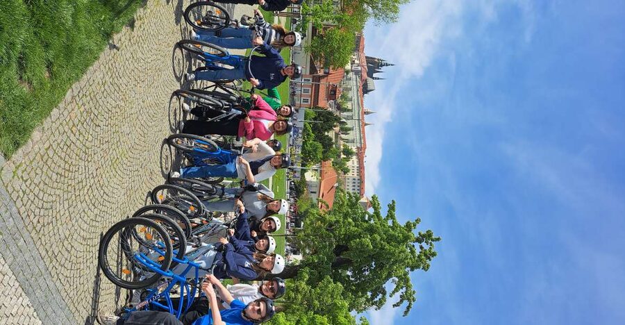 Prague City Bike guided tour - Wenceslas Square and the first look at Prague