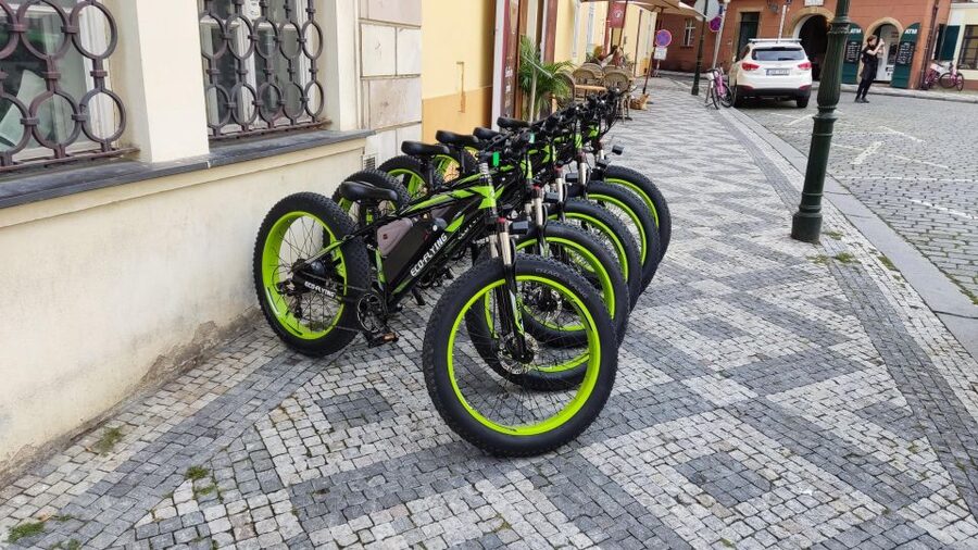Prague: City Viewpoints Tour by Electric Fat Bike - Narrow lanes and the Rudolfinum