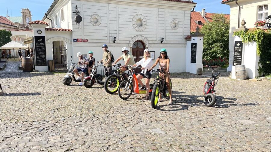 Prague: City Viewpoints Tour by Electric Fat Bike - Letná Park and the six-bridges view
