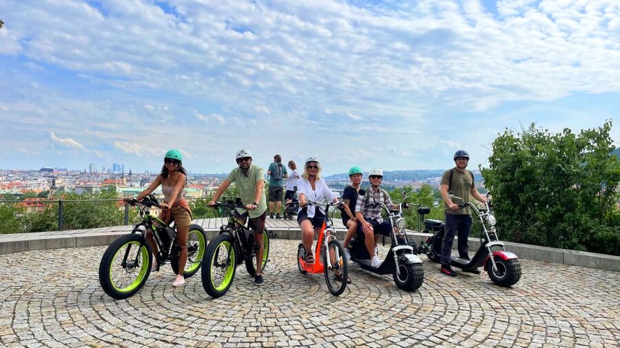 Prague: City Viewpoints Tour by Electric Fat Bike - What changes on the 1, 2, and 3-hour options