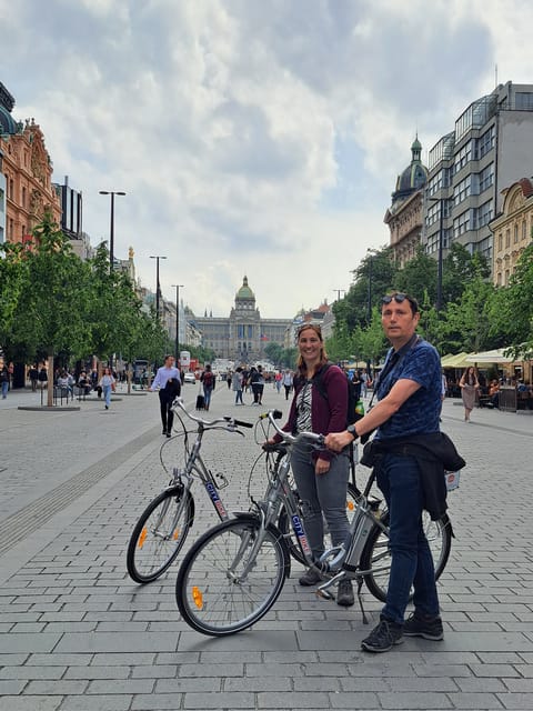 Prague E-Bike City Ride tour : 2hrs - Charles Bridge connects the two halves of the ride