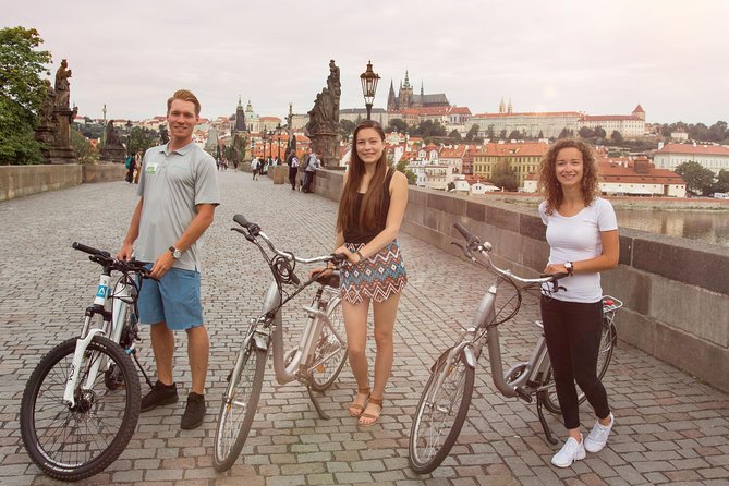 Prague E-Bike City Tour with A Local Guide - Charles Bridge from a quieter angle