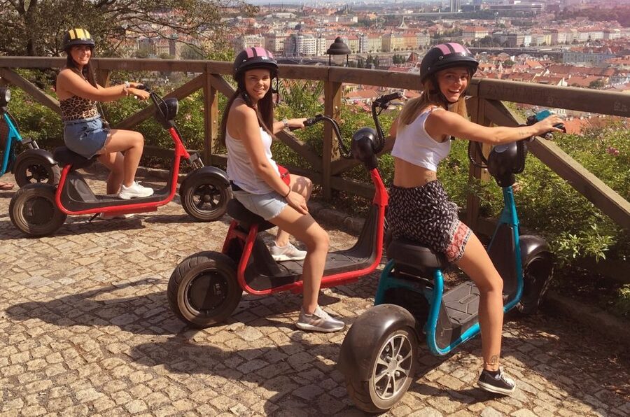 Prague: E-Bike/E-Scooter Viewpoint Tour - Why a moving tour works so well in Prague