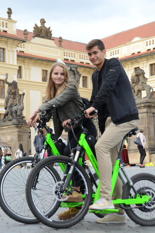 Prague Electric Scooter and eBike Grand Tour - Starting beside Charles Bridge