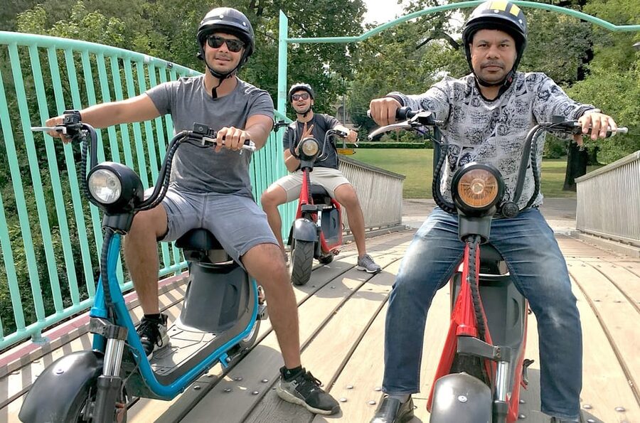 Prague Electric Scooter and eBike Grand Tour - Petřín Hill for a high city view