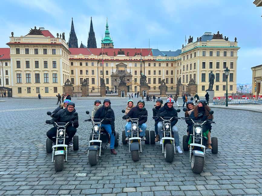 Prague: Monster Bike Trike Tour Euro Segway Experience - Key points at a glance