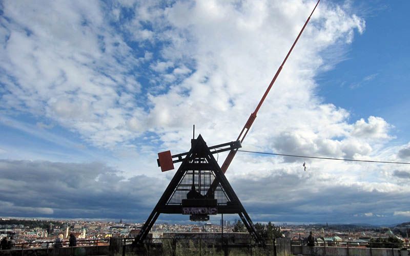 Prague: Stunning Viewpoints, Castle, City & Park Bike Tour - Letna Park and the Prague Metronome