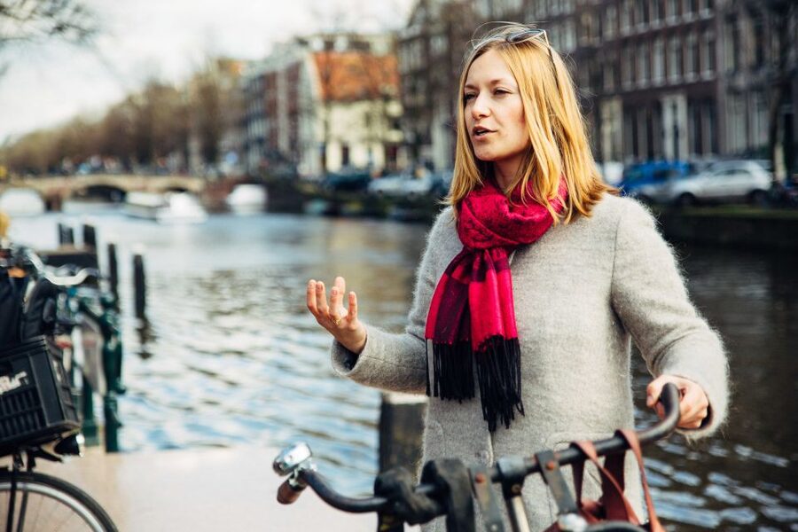Private Amsterdam Bike Tour with a Local - West-Indisch Huis and the old center