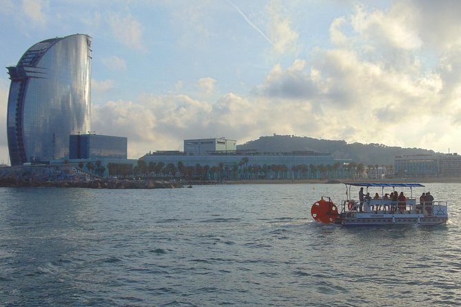 Private Boat rental - Pedal Cruises Barcelona - Cycle Boat - Drinks, sofas, and your own soundtrack