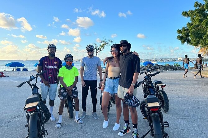 Private E-bike Adventure Tours of Barbados - Riding into Bridgetown on an electric bike