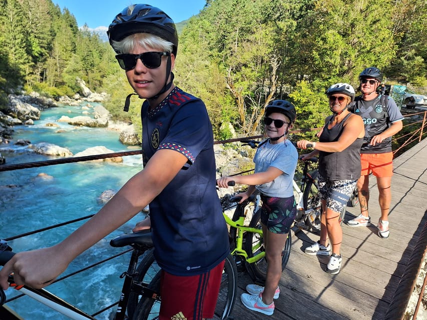Private E-bike tour Soča valley: The ultimate explorer - The Great Soča Gorge: clear water in a tight channel