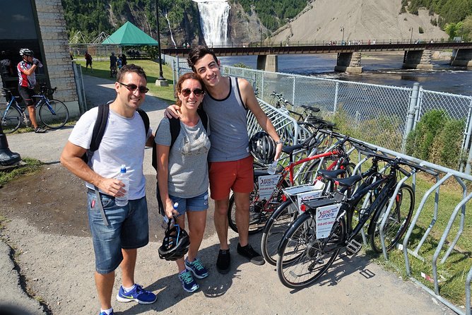 Quebec City : Bike Excursion to Montmorency Falls - The St. Lawrence River route is scenic but not remote