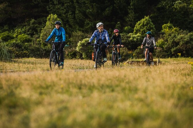 Remutaka Rail Trail Mountain Bike Explorer Cycle Tour - Lunch at the summit before the descent