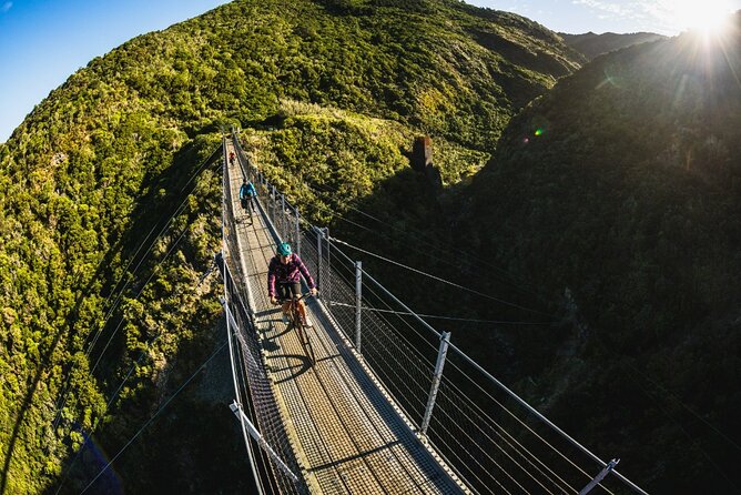 Remutaka Rail Trail Mountain Bike Explorer Cycle Tour - Arriving at Cross Creek and the optional Featherston extension
