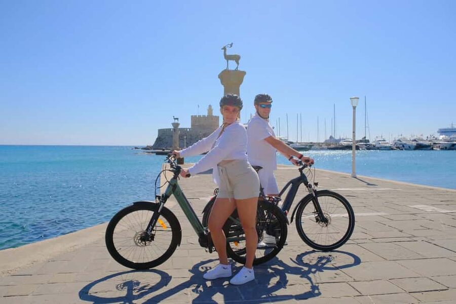 Rhodes: eBike Highlights Tour w/ Personal Photographer - Riding through the medieval Old Town