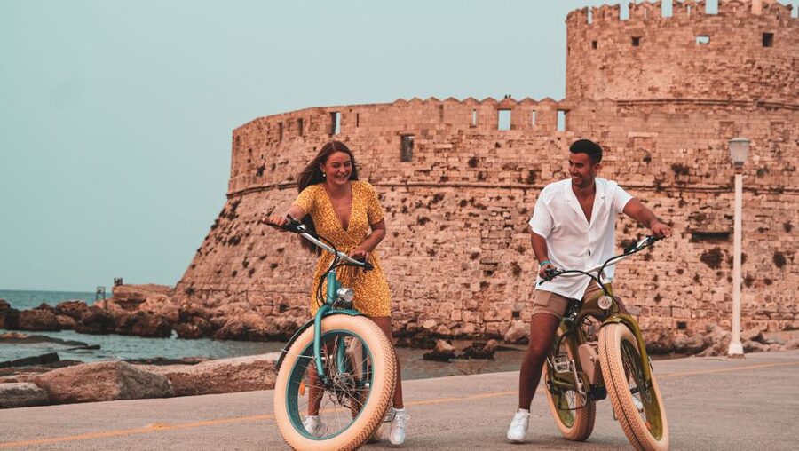 Rhodes: eBike Highlights Tour w/ Personal Photographer - A sunset finish and the photographer’s role