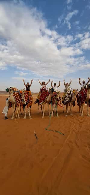 Riyadh: Desert Sand Dunes (VIT-Qude bike + Camel Ride) - Quad biking across the dunes