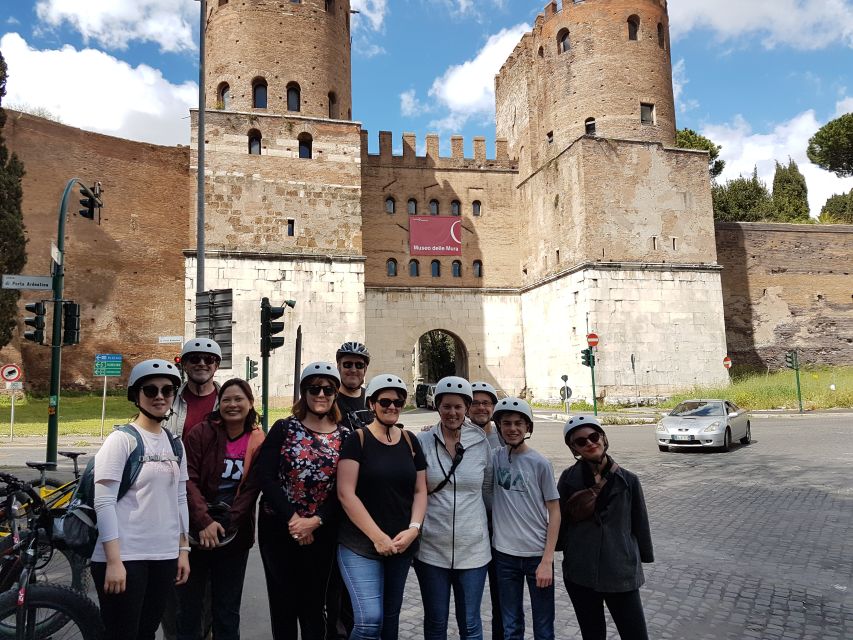 Rome: Appian Way Aqueducts Bike Tour (UPG Catacombs & Lunch) - What the e-bikes and family gear are like