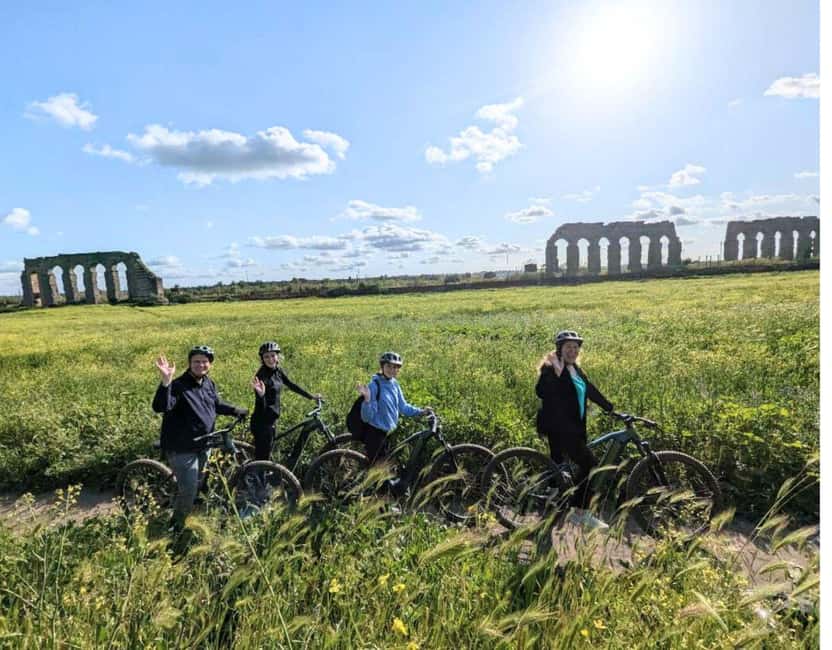 Rome: Appian Way, Aqueducts, & Catacombs E-Bike Guided Tour - Key points to know before booking