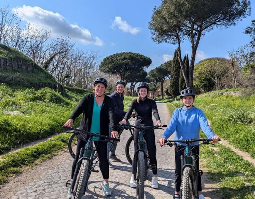Rome: Appian Way, Aqueducts, & Catacombs E-Bike Guided Tour - Aqueduct Park and the best views of the ride