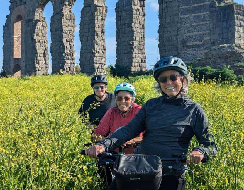 Rome: Appian Way, Aqueducts, & Catacombs E-Bike Guided Tour - Descending into the Roman catacombs