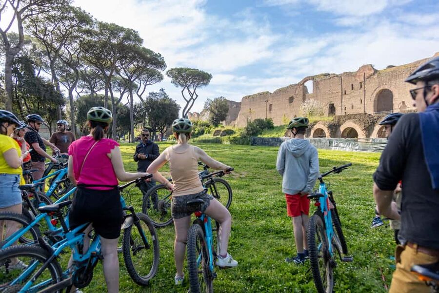 Rome: Appian Way & Aqueducts E-Bike Tour (Catacombs & Food) - The Park of the Aqueducts delivers the big view