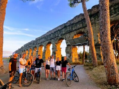 Appian Way & Catacomb Sunset E-bike Tour with Aperitif