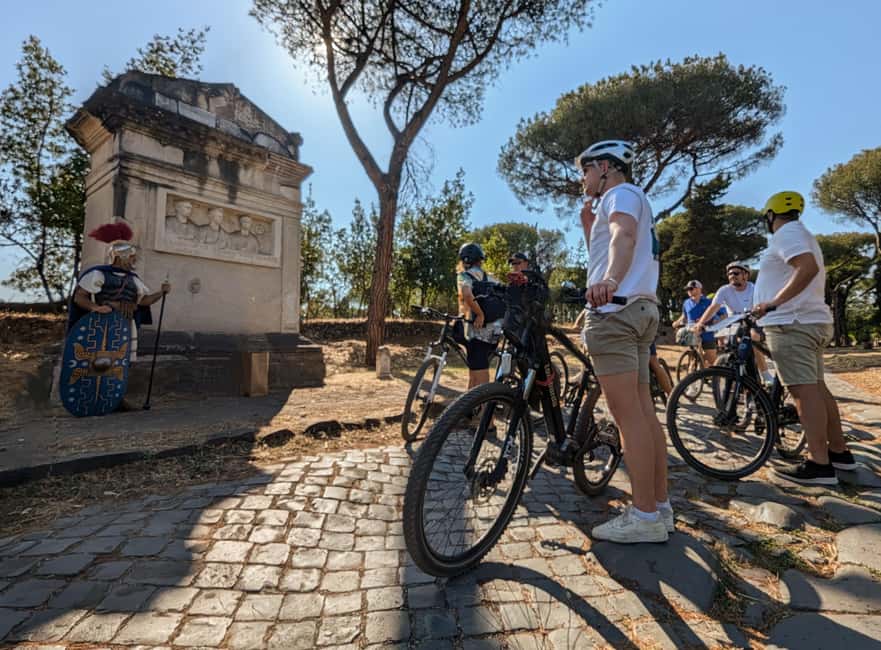 Rome: Appian Way, Catacombs & Aqueducts by eBike + Transfer - Key points to know before you book