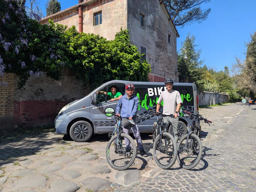 Rome: Appian Way, Catacombs & Aqueducts by eBike + Transfer - Group size, guides, and the feel of the outing