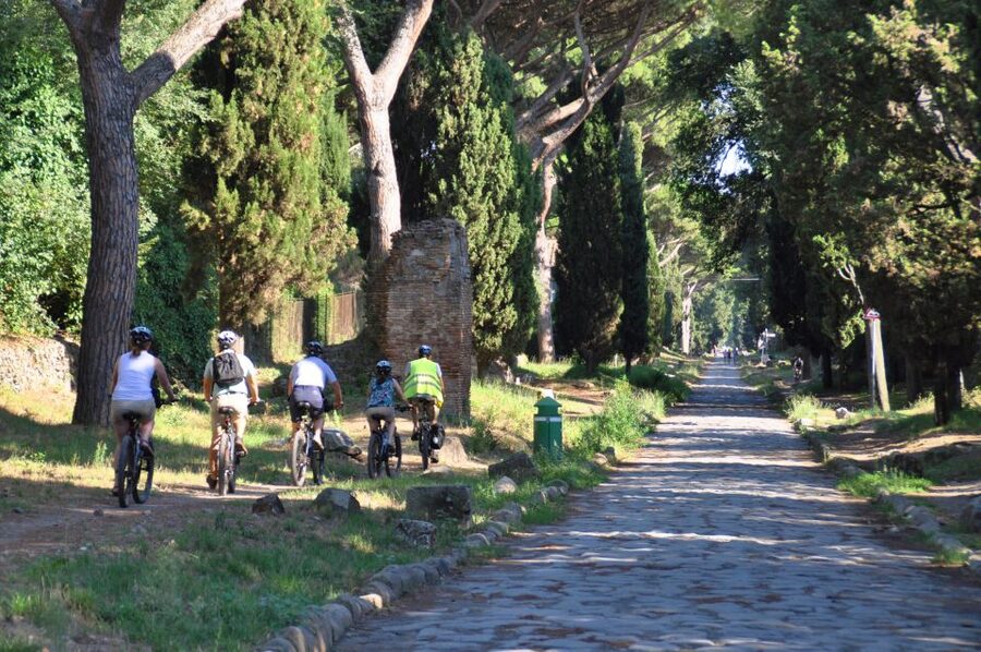 Rome: Appian Way, Catacombs & Roman Aqueducts Top EBike Tour - The Aqueducts Park is the visual high point