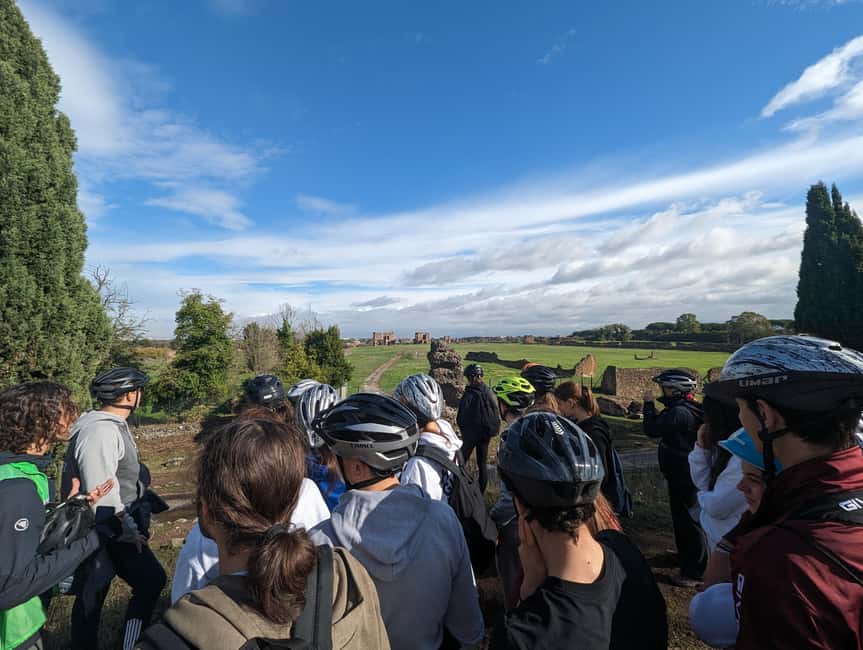 Rome: Appian Way E-Bike tour & Ancient Underground Labyrinth - Riding the Appian Way for two hours