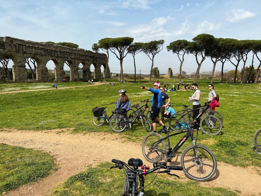 Rome: Appian Way E-Bike Tour Catacombs, Aqueducts & Picnic - What the e-bike really changes