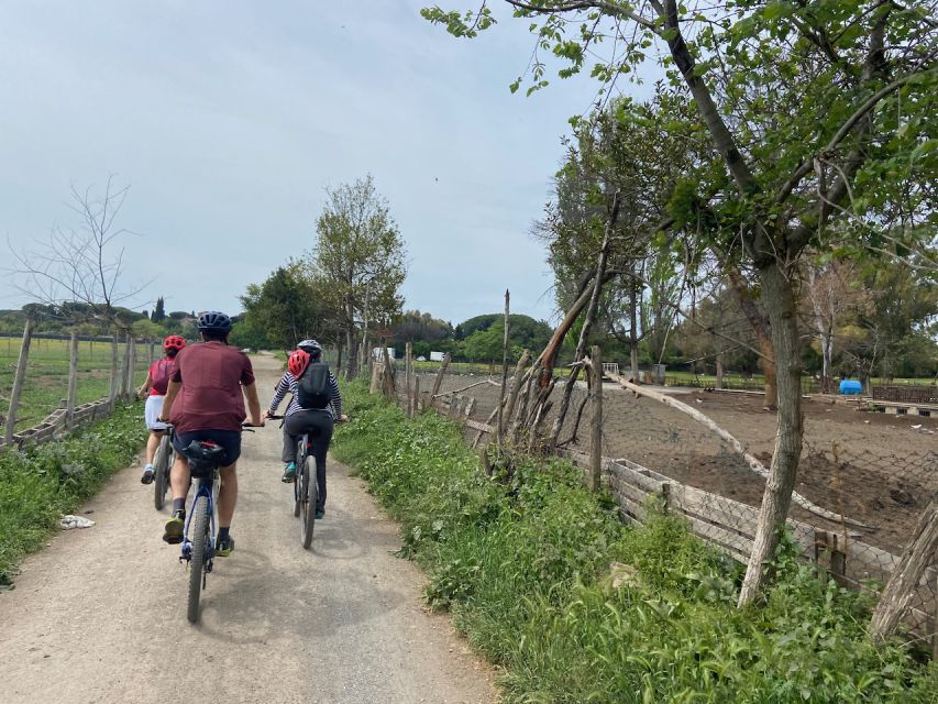 Rome: Appian Way Guided Tour on E-Bike with italian Aperitif - Riding through the Appian Way Archaeological Park