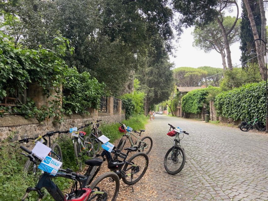 Rome: Appian Way Guided Tour on E-Bike with italian Aperitif - Caffarella Park, Domine Quo Vadis, and the return