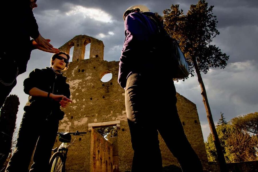 Rome: Appian Way Underground Catacombs Bike Tour with Lunch - Quarries, caves, and the underground surprise