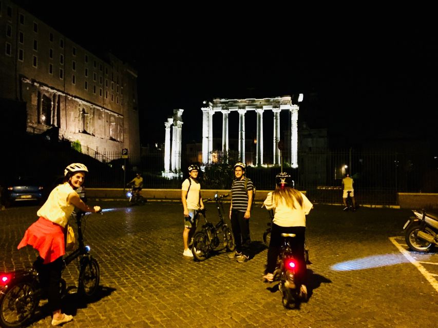 Rome by Night: E-bike Small Group Tour -Food & Wine (Option) - The Vatican and Castel Sant’Angelo after sunset