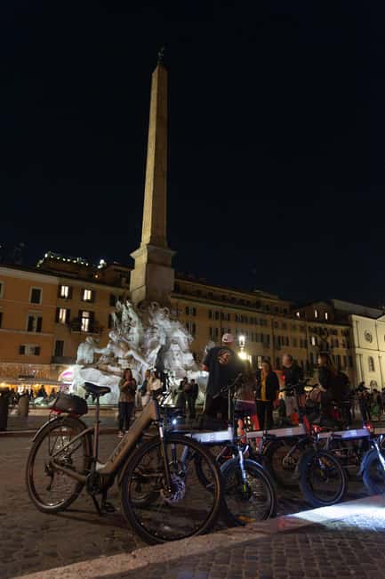 Rome by Night: E-bike Small Group Tour -Food & Wine (Option) - What the $69 price gets you
