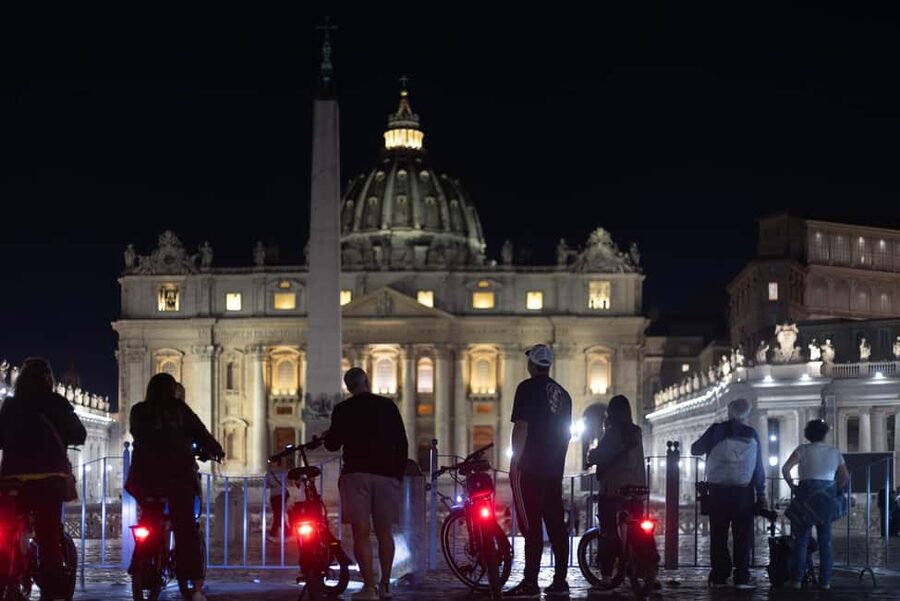 Rome by Night: E-bike Small Group Tour -Food & Wine (Option) - Capitoline Hill gives you the first big view