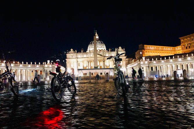 Rome by Night - Ebike Small Group Tour - Food and Wine (Option) - Dinner, wine, and a welcome break