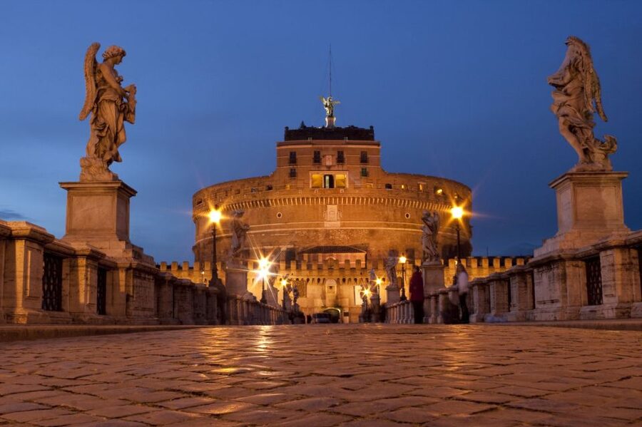 Rome By Night: Small Group E-Bike Tour - St. Peter’s Basilica as the final grand view