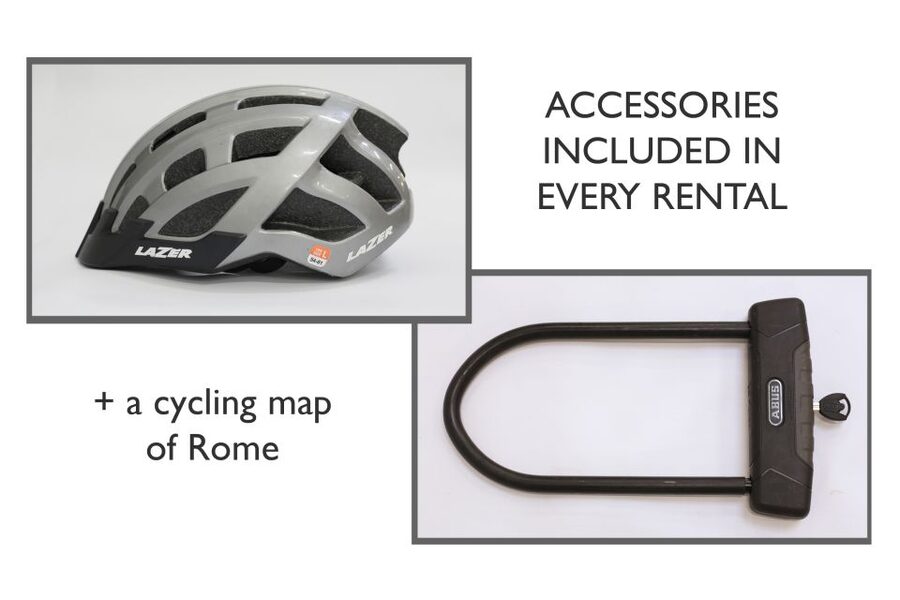 Rome: E-Bike Rental with Helmet and U-Lock - Riding Rome’s seven hills