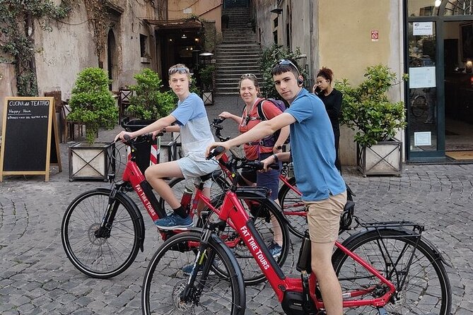 Rome E-Bike Tour: Ultimate Street Food and Market Feast - Fresh pasta and wine at Mercato Testaccio