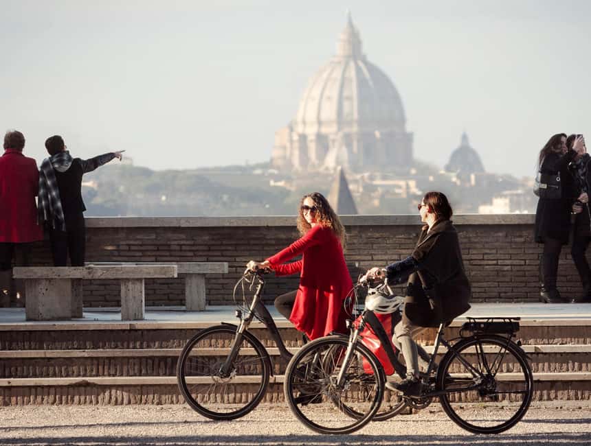 Rome: Panoramic Off-the-beaten-track Cannondale E-Bike tour - The Garden of Oranges and the Aventine Hill